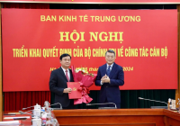 Đồng chí Thái Thanh Quý giữ chức vụ Phó Trưởng Ban Kinh tế Trung ương