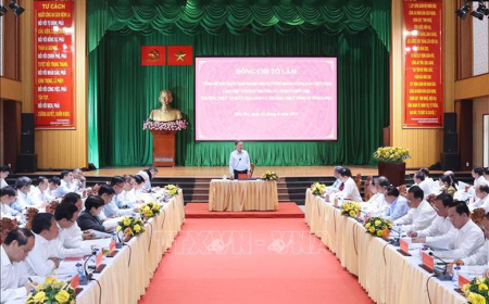 Tổng Bí thư Tô Lâm: Hợp nhất Vĩnh Long, Bến Tre và Trà Vinh là một lựa chọn có tính đột phá